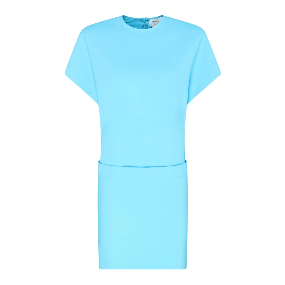 SPORTMAX Blauwe Jurk Blue Dames