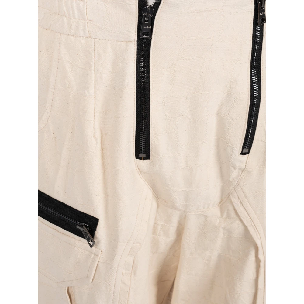 La Haine Inside Us Klassieke Shorts met Ritszakken Beige Heren