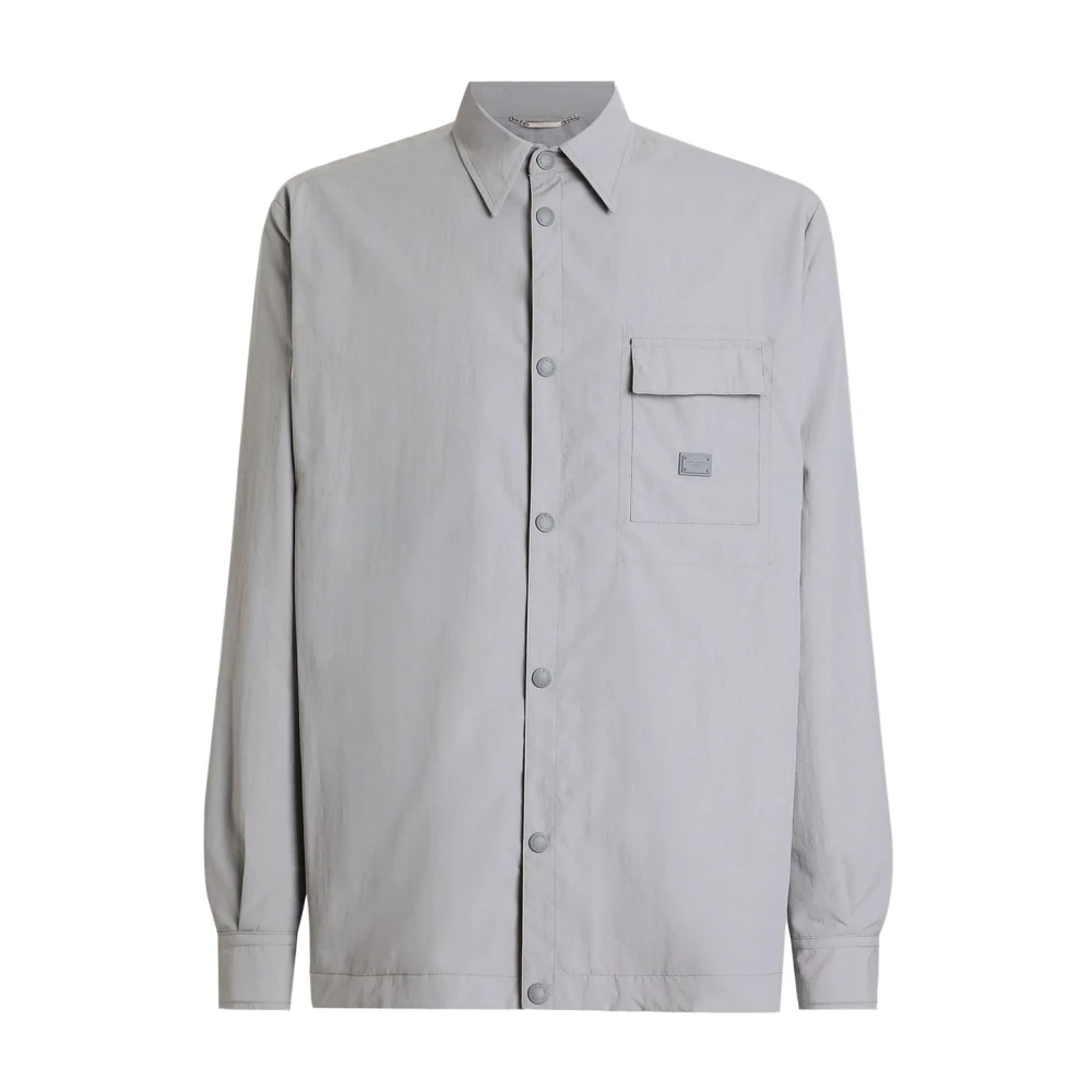 Dolce & Gabbana Men's Gray Stylish Jacket For Extra Large