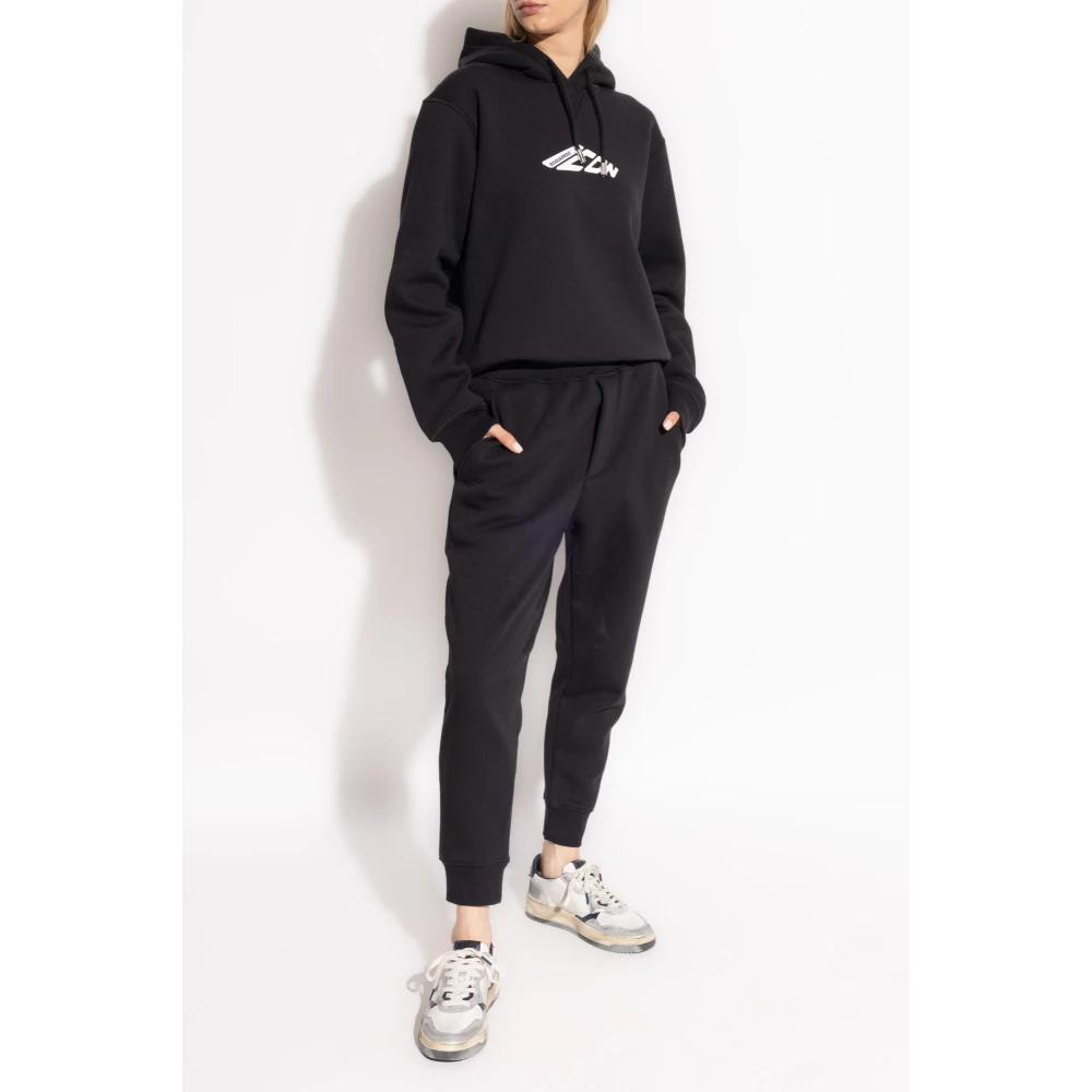 Dsquared2 Sweatshirt met print Black Dames