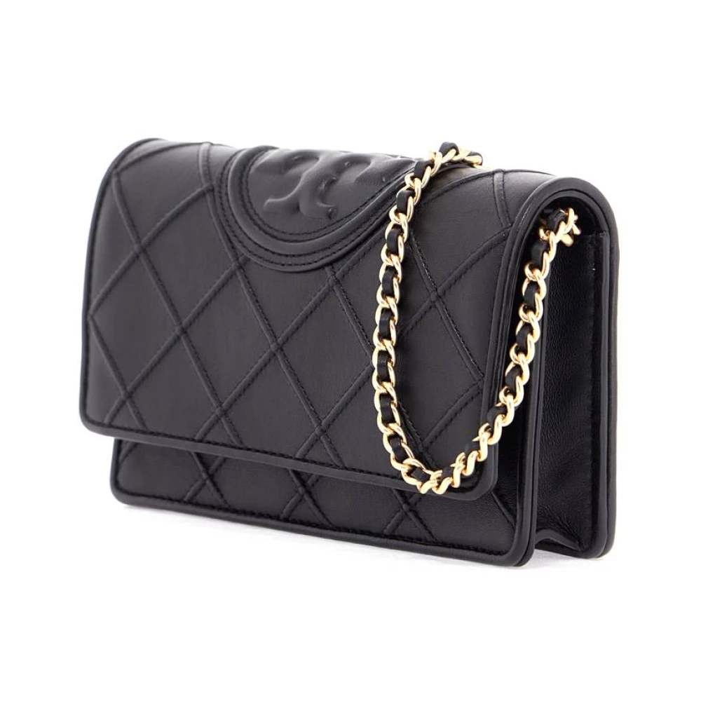 TORY BURCH Diamantquilted Crossbody Tas Black Dames