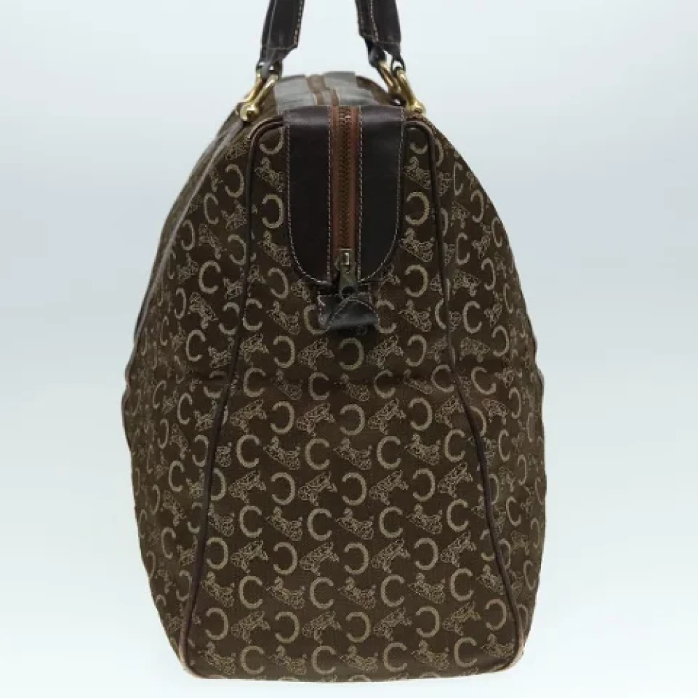 Celine Vintage Pre-owned Canvas travel-bags Brown Dames
