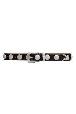 Studded Silver Belt