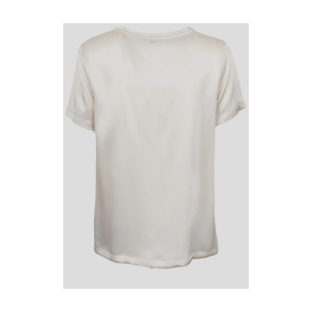 Max Mara Viscose Rebecca T-shirt Beige Dames