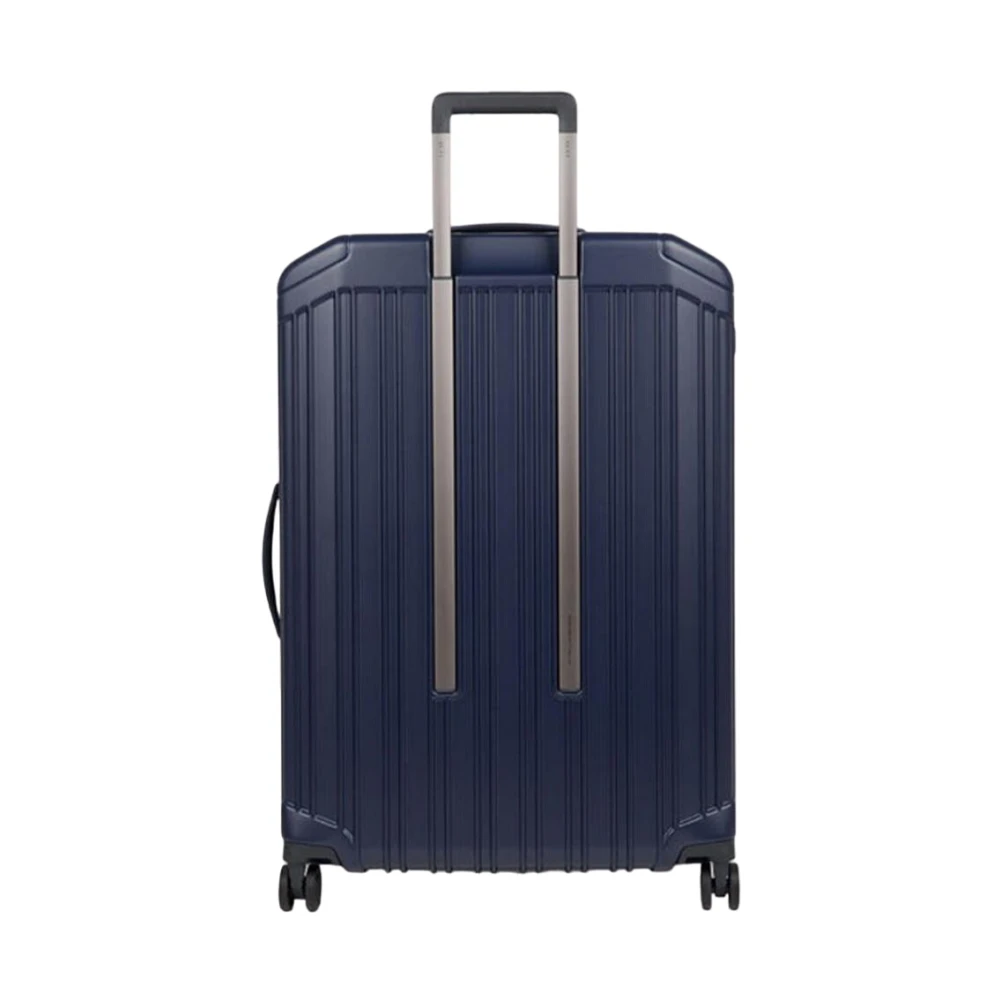 Piquadro Blauwe Koffer Polycarbonaat Materiaal Blue Unisex