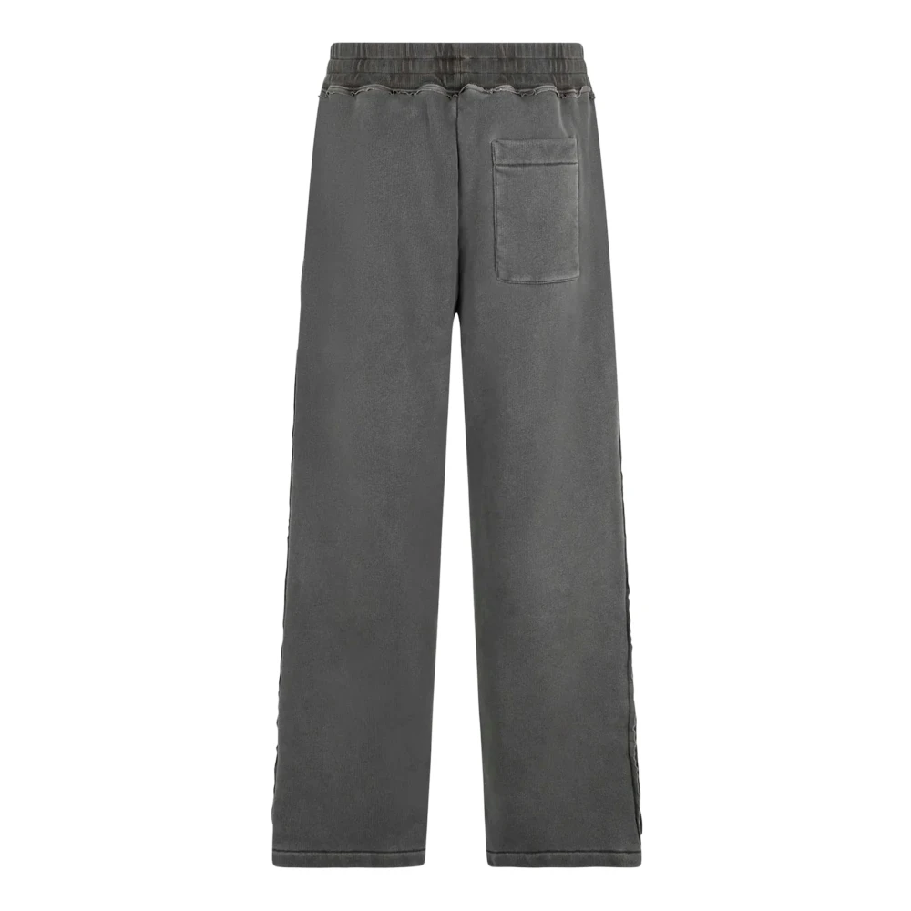 A-Cold-Wall Grijze Sportieve Geribbelde Taillebroek Gray Heren