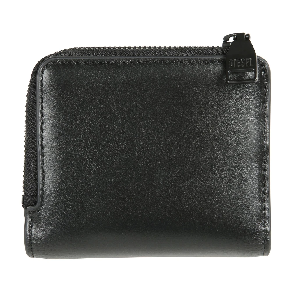 Diesel Kaarthouder Ritsportemonnee Black Heren