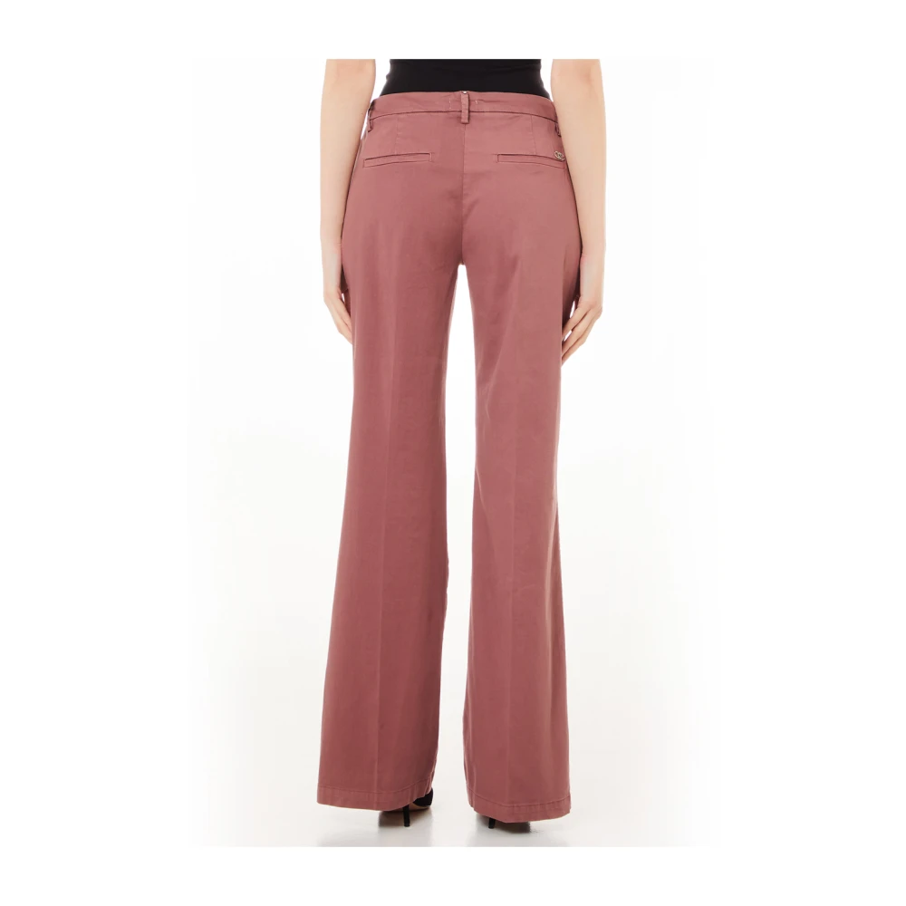 Liu Jo Elegante Flare Broek voor Vrouwen Red Dames