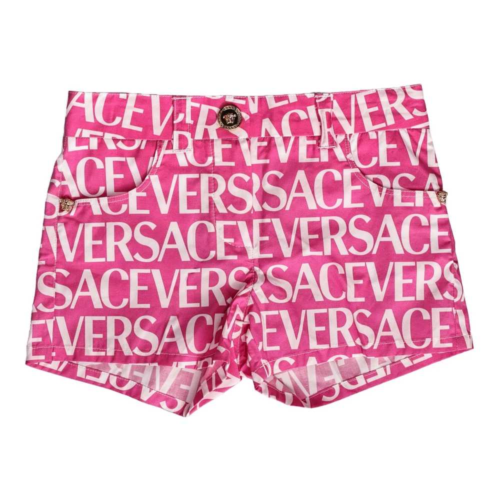 Versace Barn Tryckta Shorts Pink, Flicka