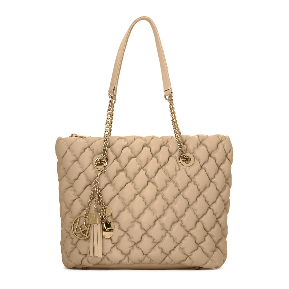 Kazar Zachte gevoerde tas met een afneembare hanger Beige Dames