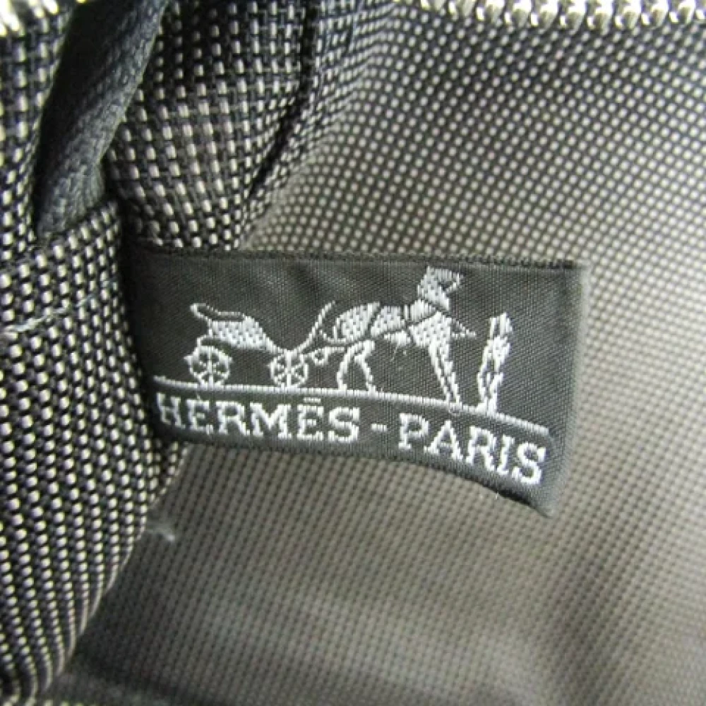 Hermès Vintage Pre-owned Fabric totes Black Dames