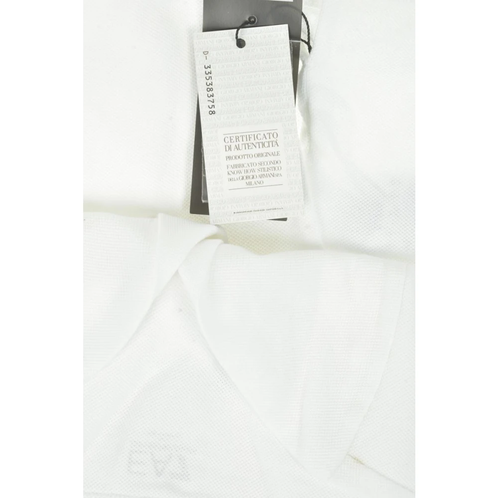 Emporio Armani EA7 Klassieke Polo Shirt voor Mannen White Heren