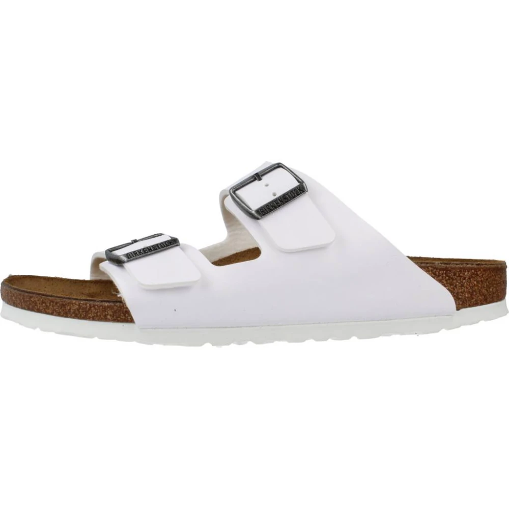 Birkenstock Arizona BS Sliders White, Herr