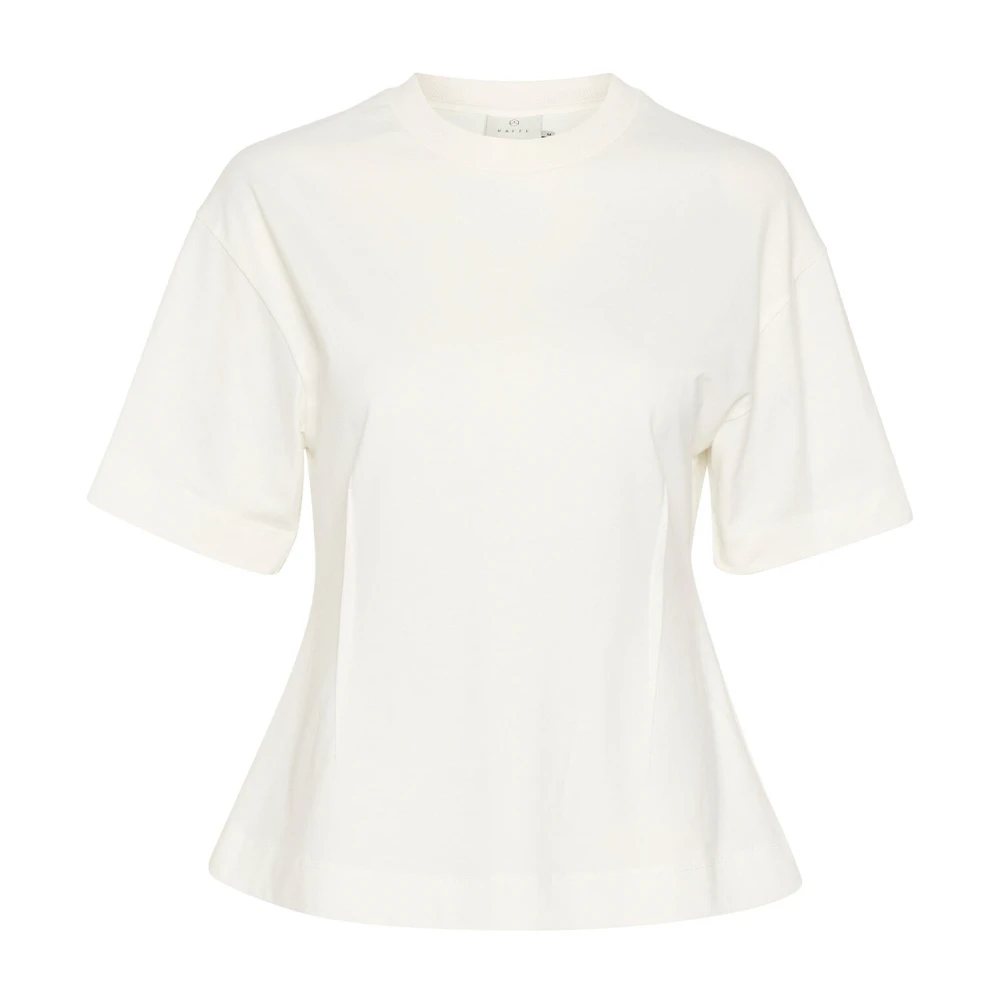 Kaffe Stijlvolle Tee Top in Krijt White Dames