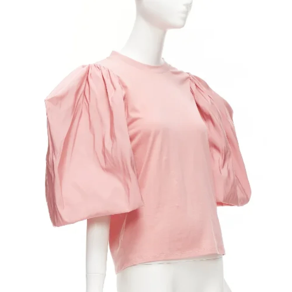 Alexander McQueen Pre-owned Cotton tops Pink Dames