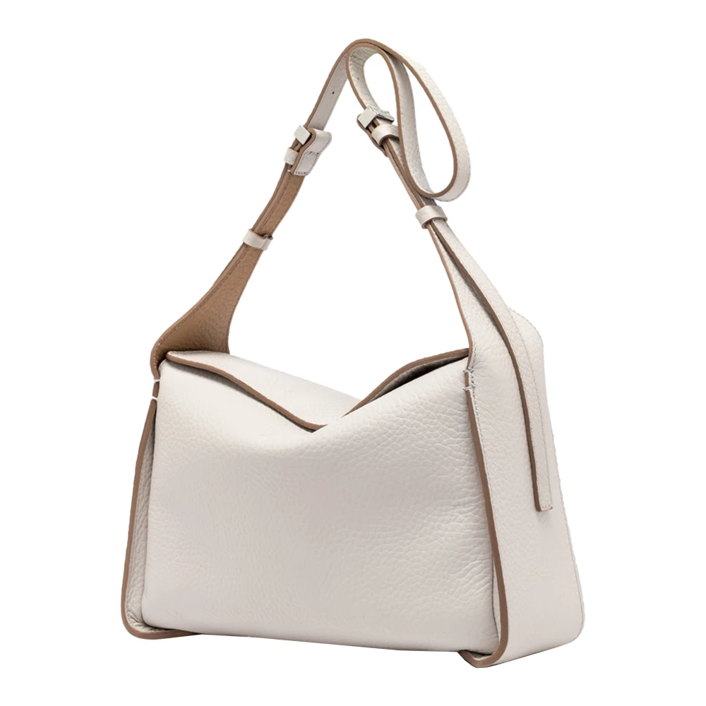 Gianni Chiarini Schoudertas met magnetische klep White Dames