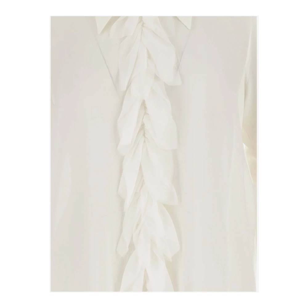 Khaite Stijlvolle Zwarte Leren Enkellaarzen White Dames