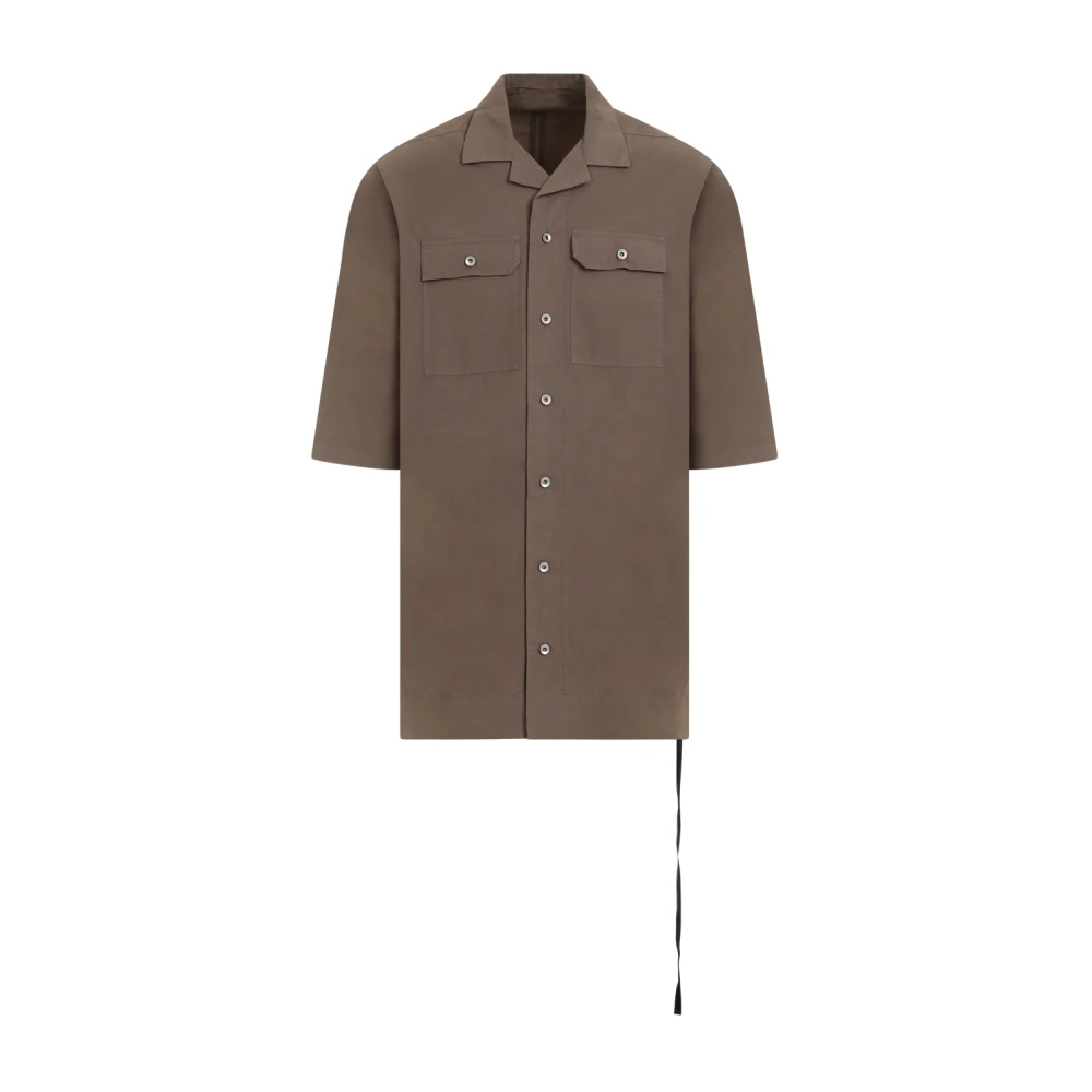 Rick Owens Magnum Tommy Shirt Gray Heren