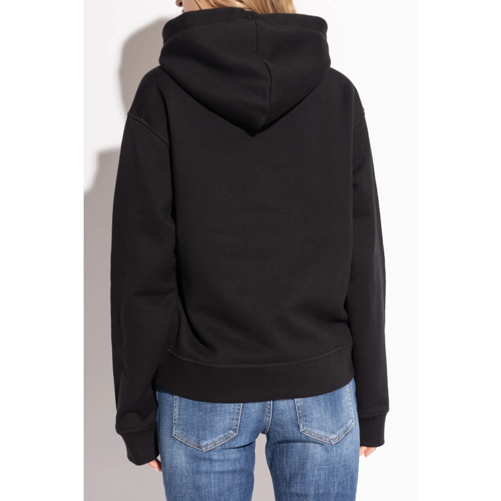 Dsquared2 Sweatshirt met logo Black Dames