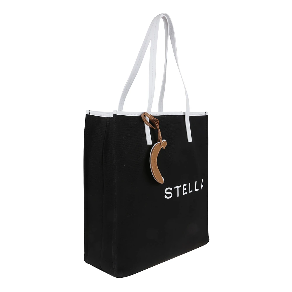 Stella Mccartney Zwarte Schoudertas Elegante Stijl Black Dames