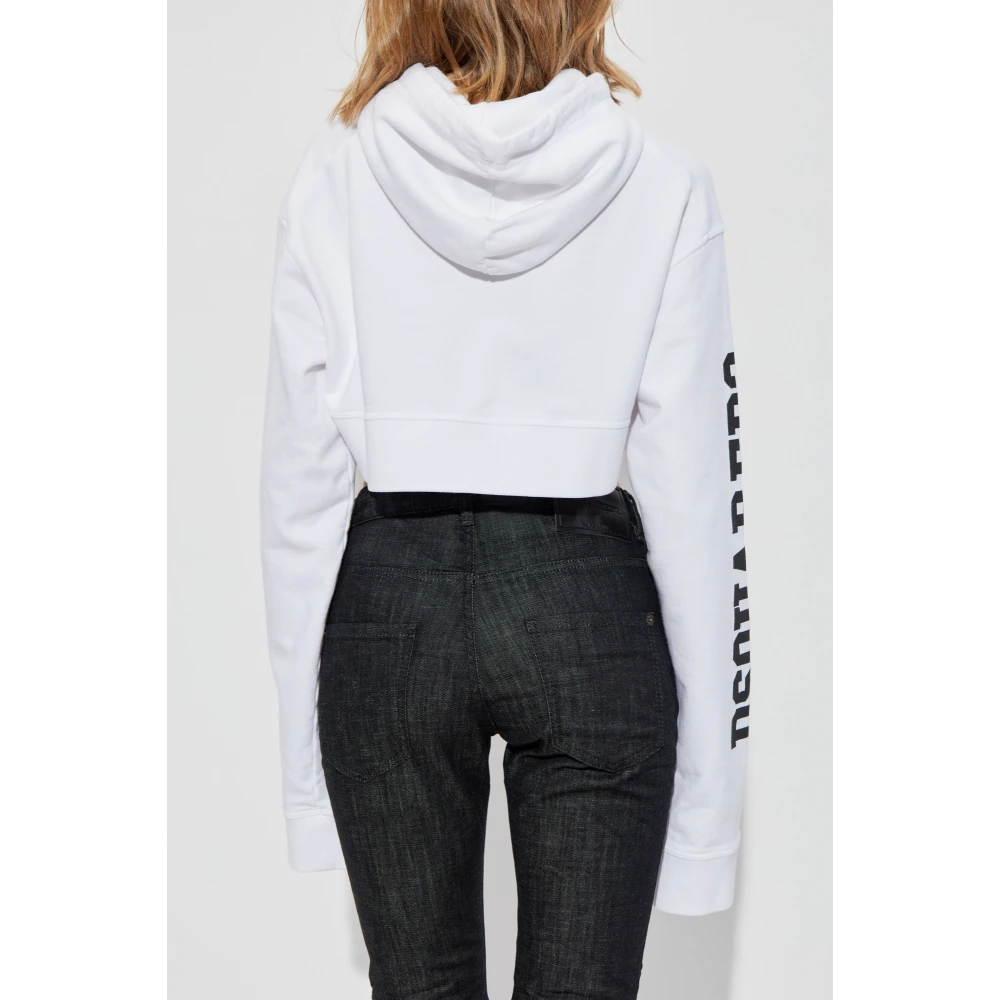 Dsquared2 Hoodie White Dames
