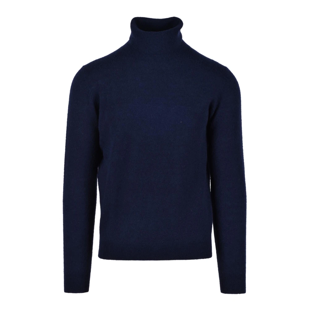 Kangra Wolmix Gebreide Trui Blue Heren