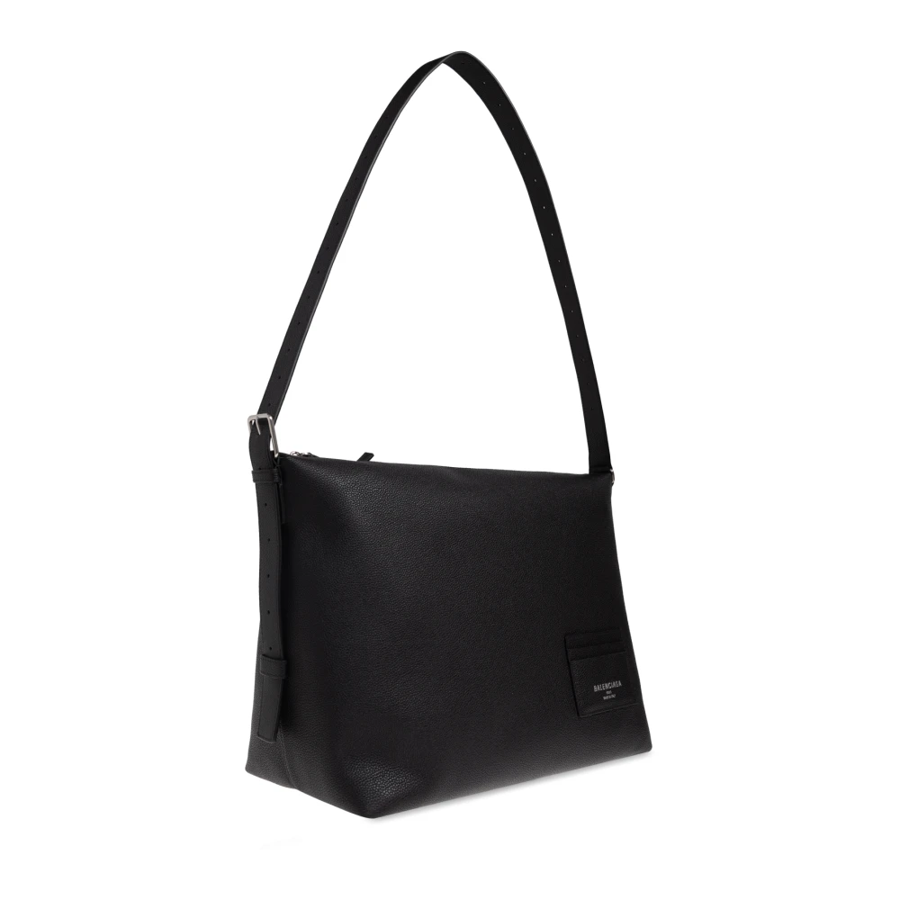 Balenciaga Schoudertas Credit Groot Black Heren