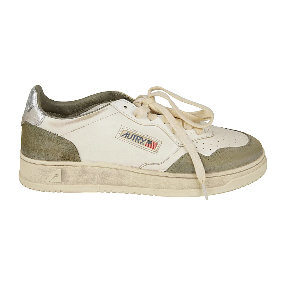 Autry Medalist Low Super Vintage Sneakers Heren Schoenen Wit