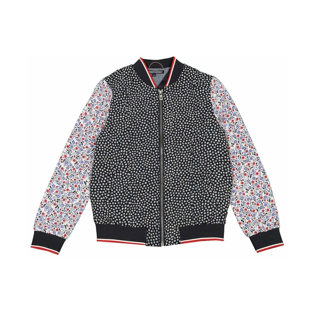 Tommy Hilfiger Girls Gray Light Jackets, 14 Y, Bomber Jacket