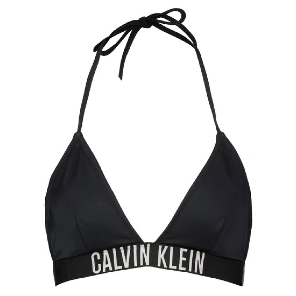 Calvin Klein Statement Driehoekige Zwemkleding Black Dames