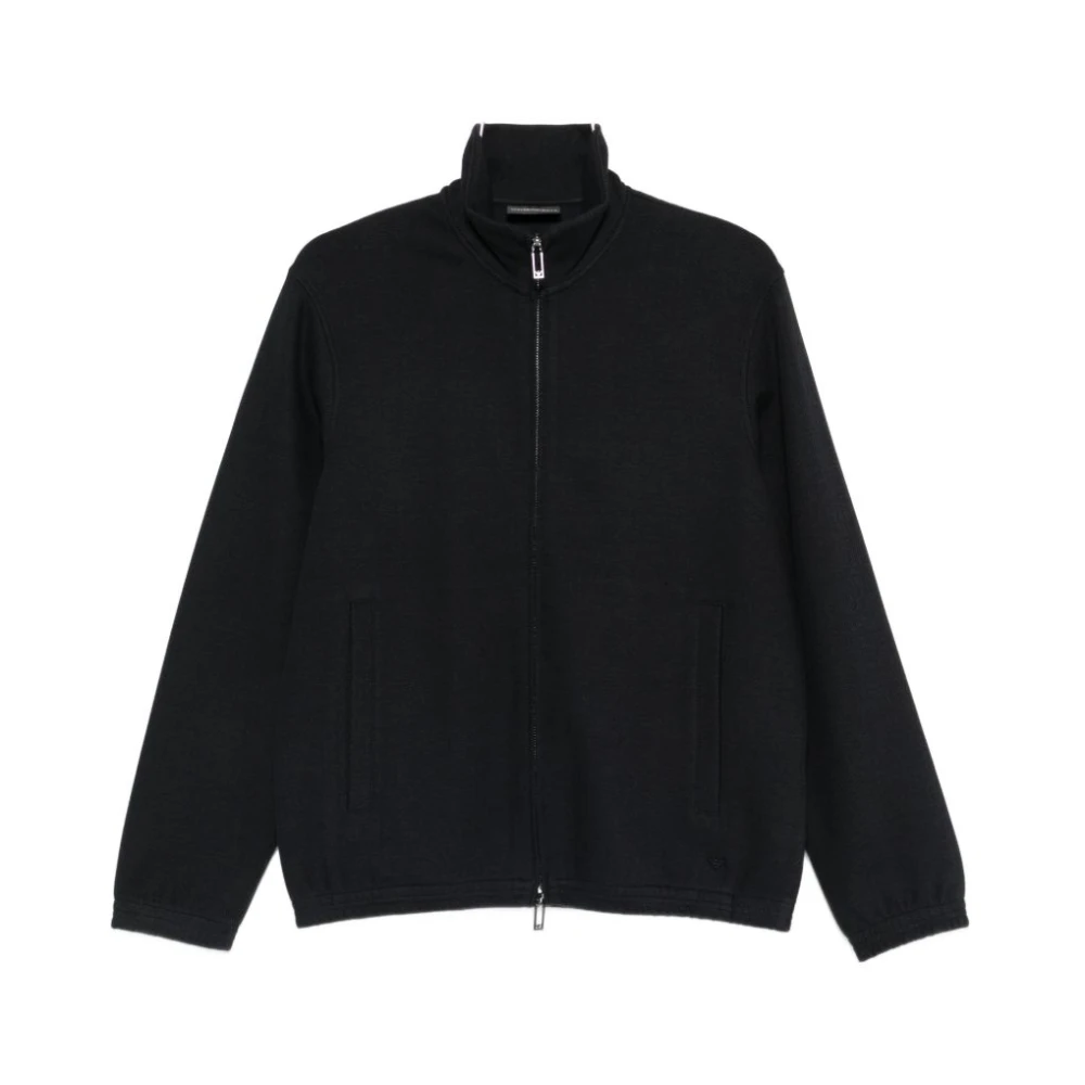 Emporio Armani Hombre Negro - Suéter Con Cremallera - Sweatshirts & Hoodies - L