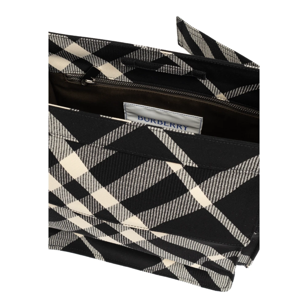 Burberry Check schoudertas Black Heren