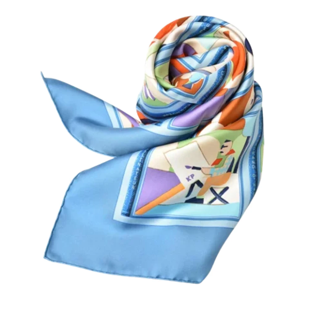 Hermès Vintage Pre-owned Canvas scarves Multicolor Dames