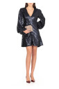 sequin-v-neck-jurk-met-lange-mouwen