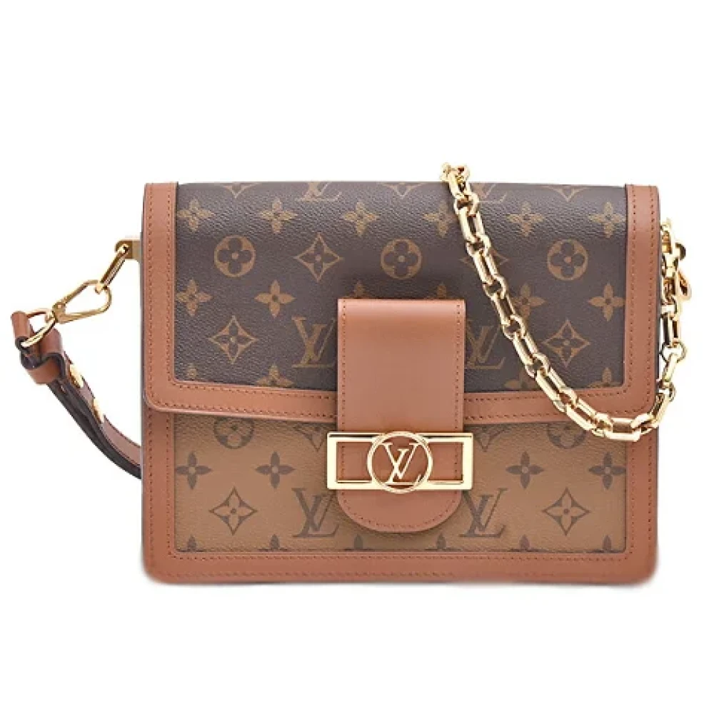 Louis Vuitton Vintage Pre-owned Canvas shoulder-bags Brown Dames