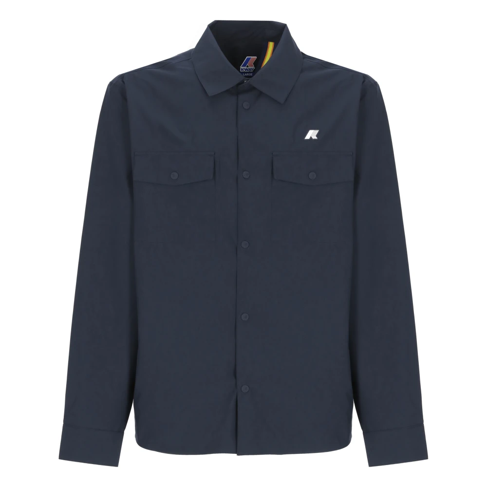K-Way Uomo Blu - Umbert Stretch 2Layers - Jackets - M