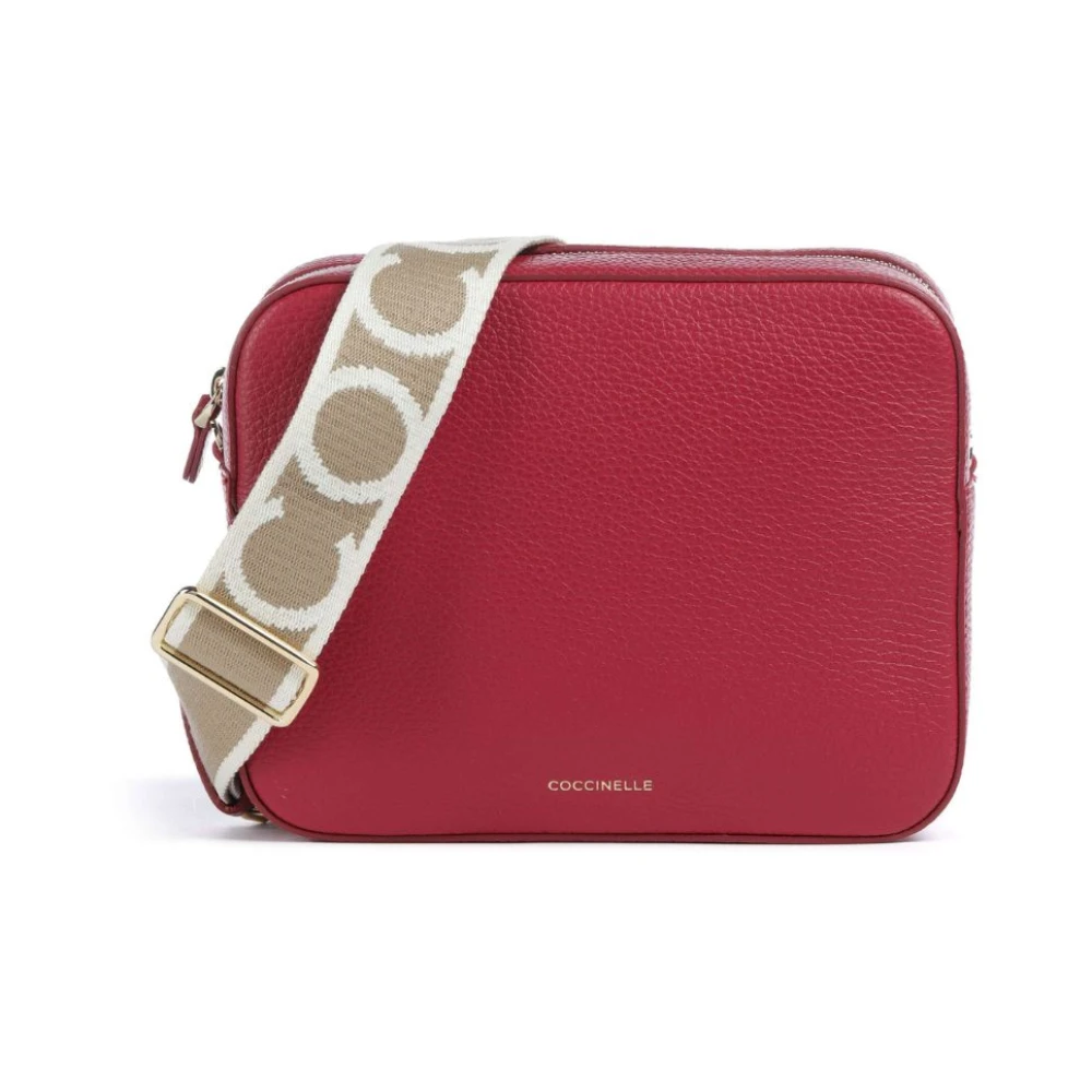 Coccinelle Tebe Camera Bag - Female - Cross Body Bags - Red - One Size - Bags