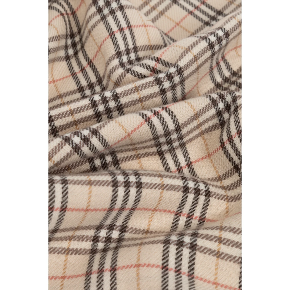 Burberry Wollen sjaal Beige Unisex