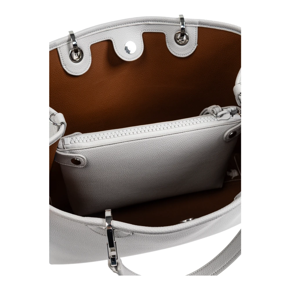 Emporio Armani Eco lederen handtas Gray Dames