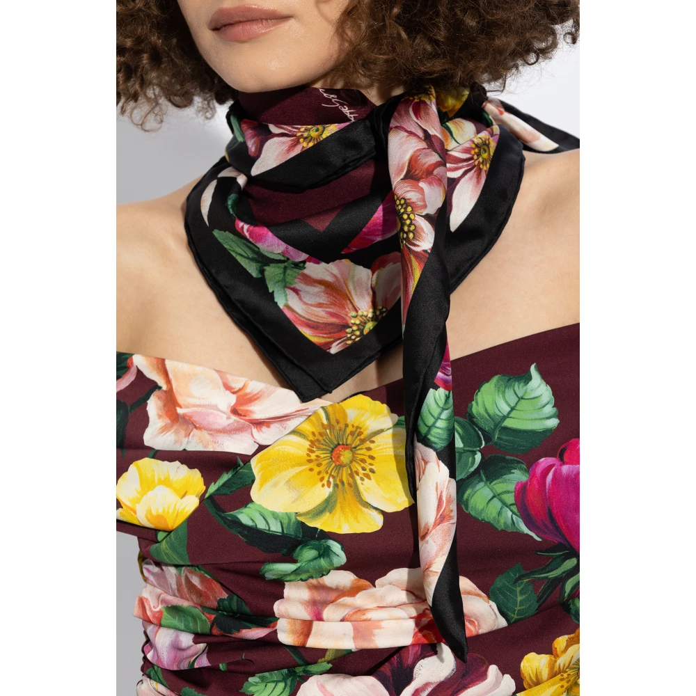 Dolce & Gabbana Zijden sjaal Multicolor Dames