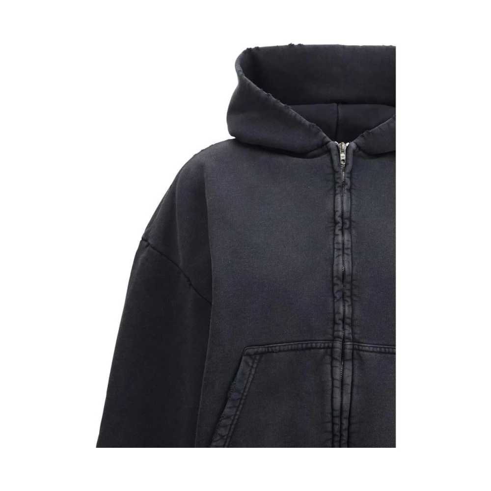 Balenciaga Vintage Zip-Up Hoodie Black Dames