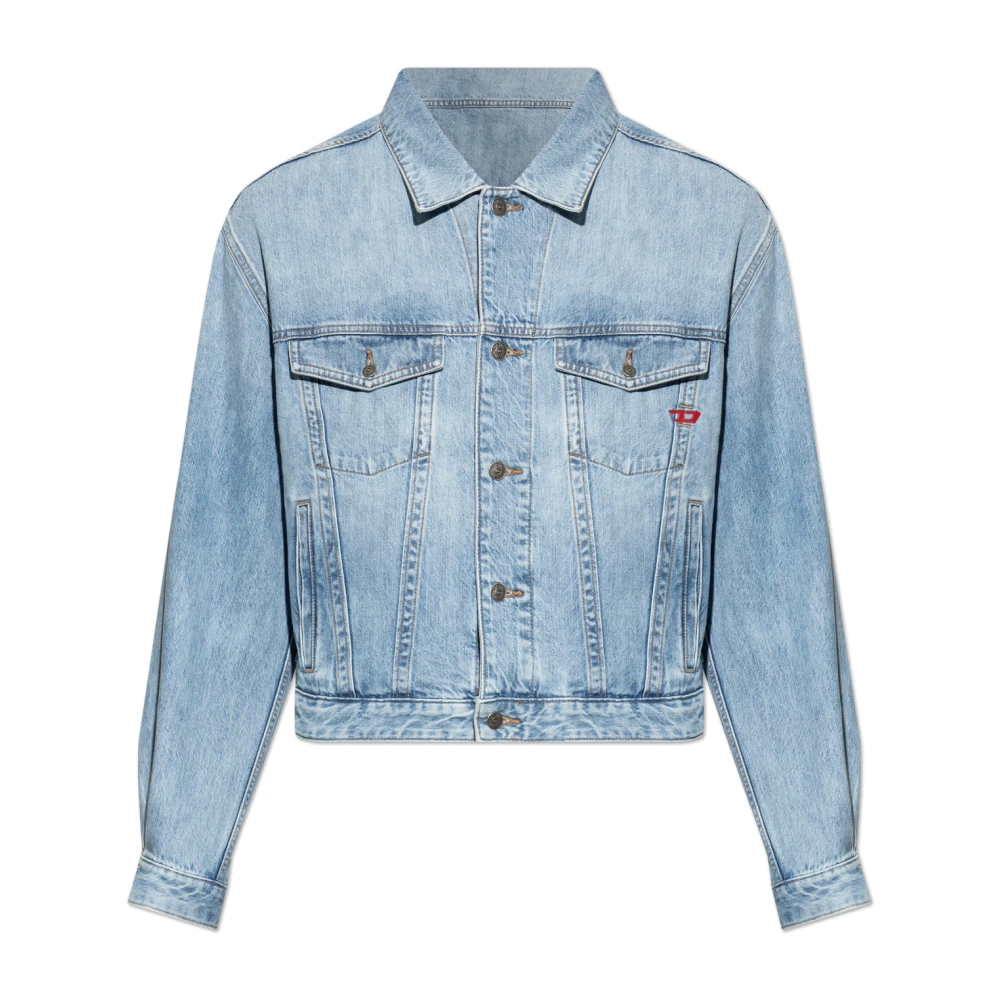 Diesel Unisex Blu - D-Ranger Denim Jacket - Jackets - 2XL