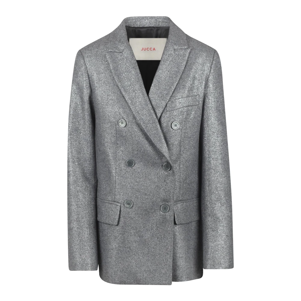 Jucca Stijlvolle Jas voor Vrouwen Gray Dames