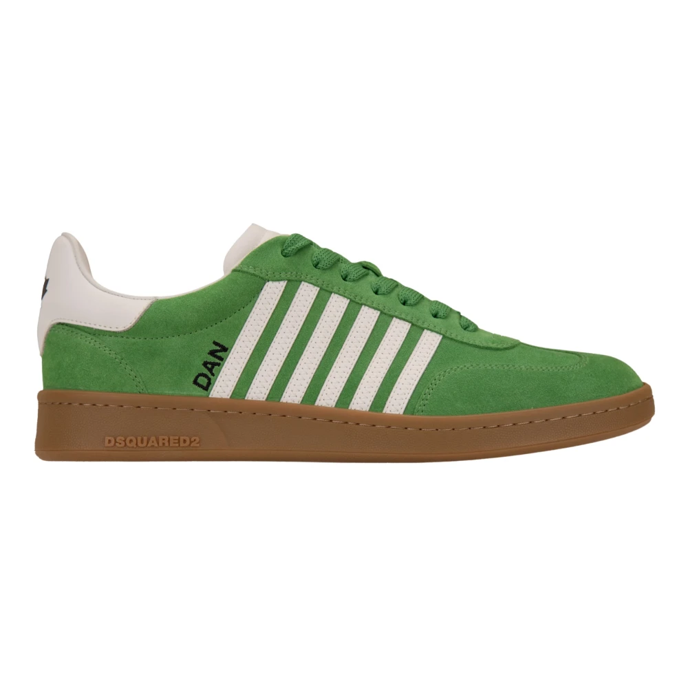 Dsquared2 Men's Green Sneakers, 8 Uk, Trainers