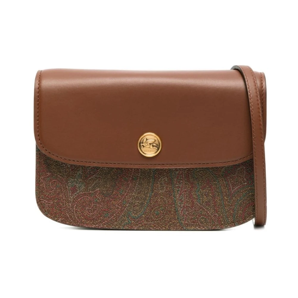 Etro Women's Brown Essential Jacquard Crossbody Bag