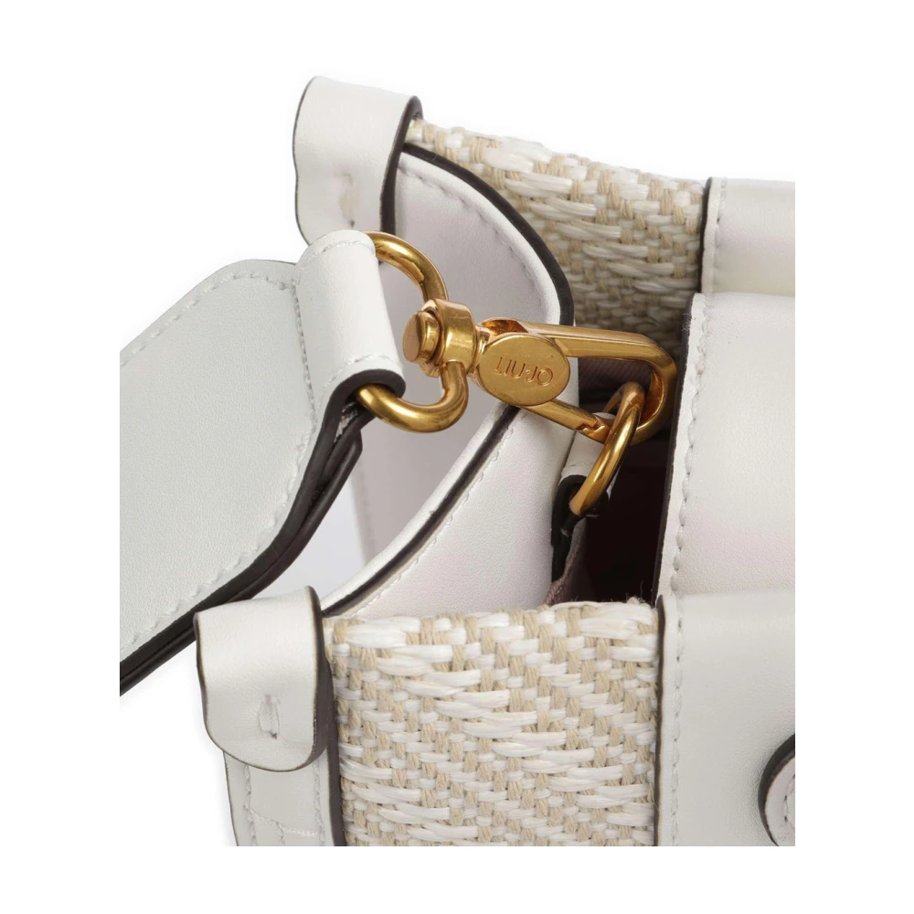 Liu Jo Beige Handtas met Metalen Details Beige Dames