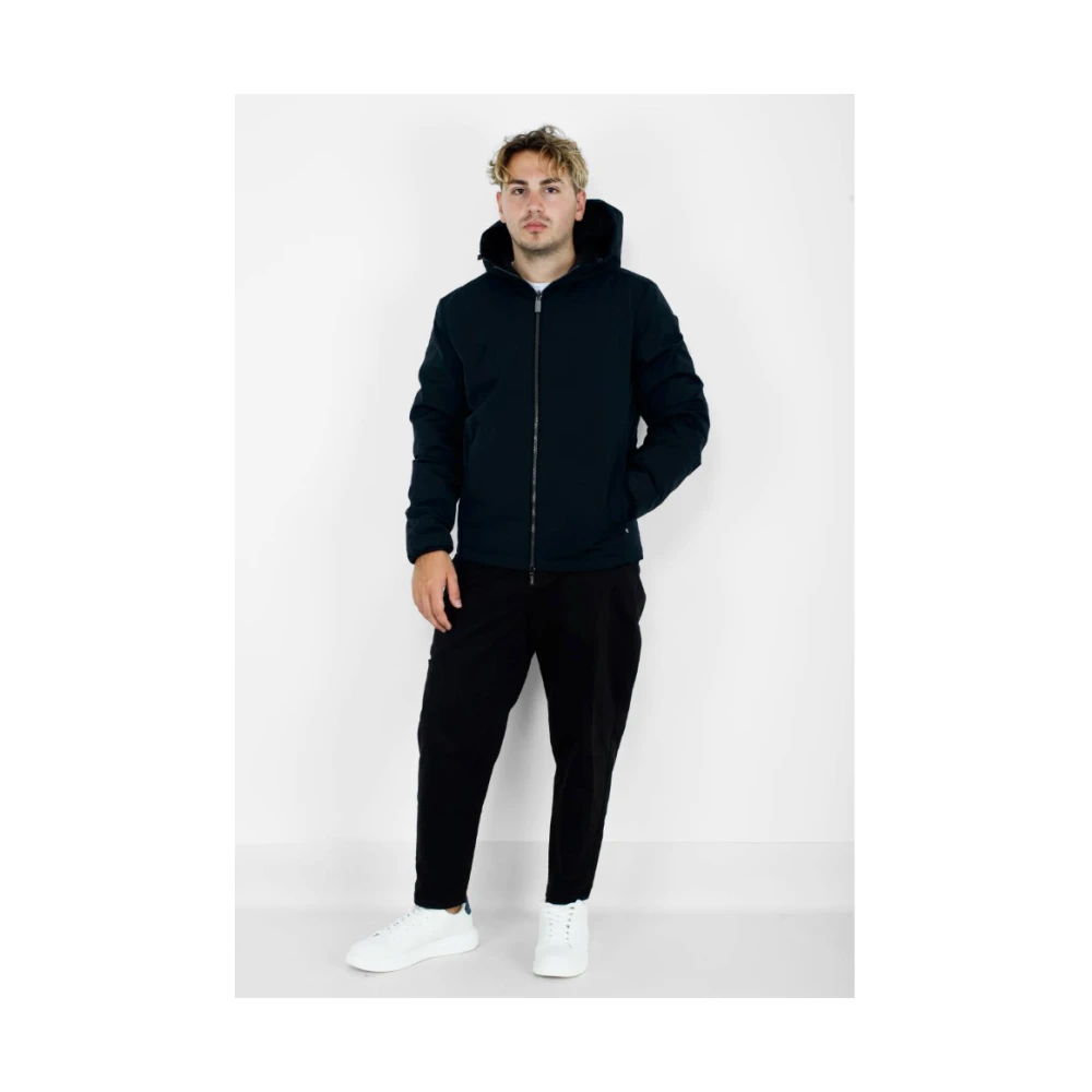 Ciesse Piumini Omkeerbare Waterdichte Jas met Gewatteerde Contrast Black Heren