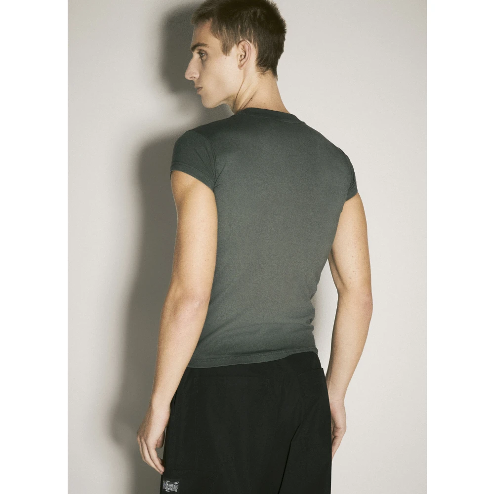 032c Katoenen Jersey Crewneck T-shirt met Logo Green Heren