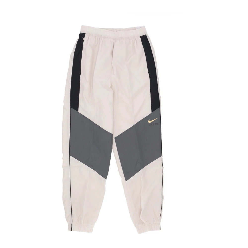 Nike Men's Gray Training Trousers & Tights, Xl, Air Woven Sportswear Track Trousers