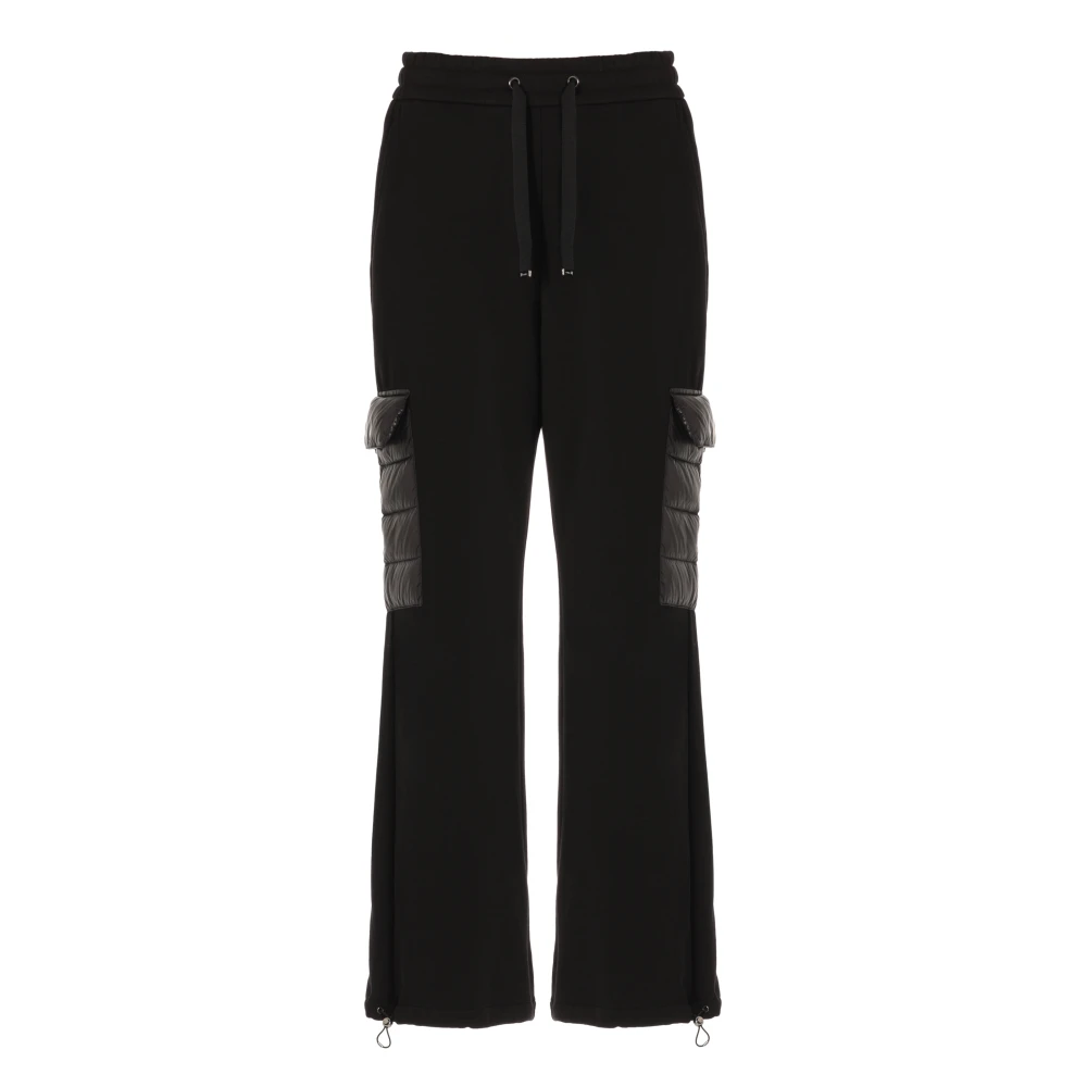 Herno Zwarte Cargo Broek met Koord Black Dames